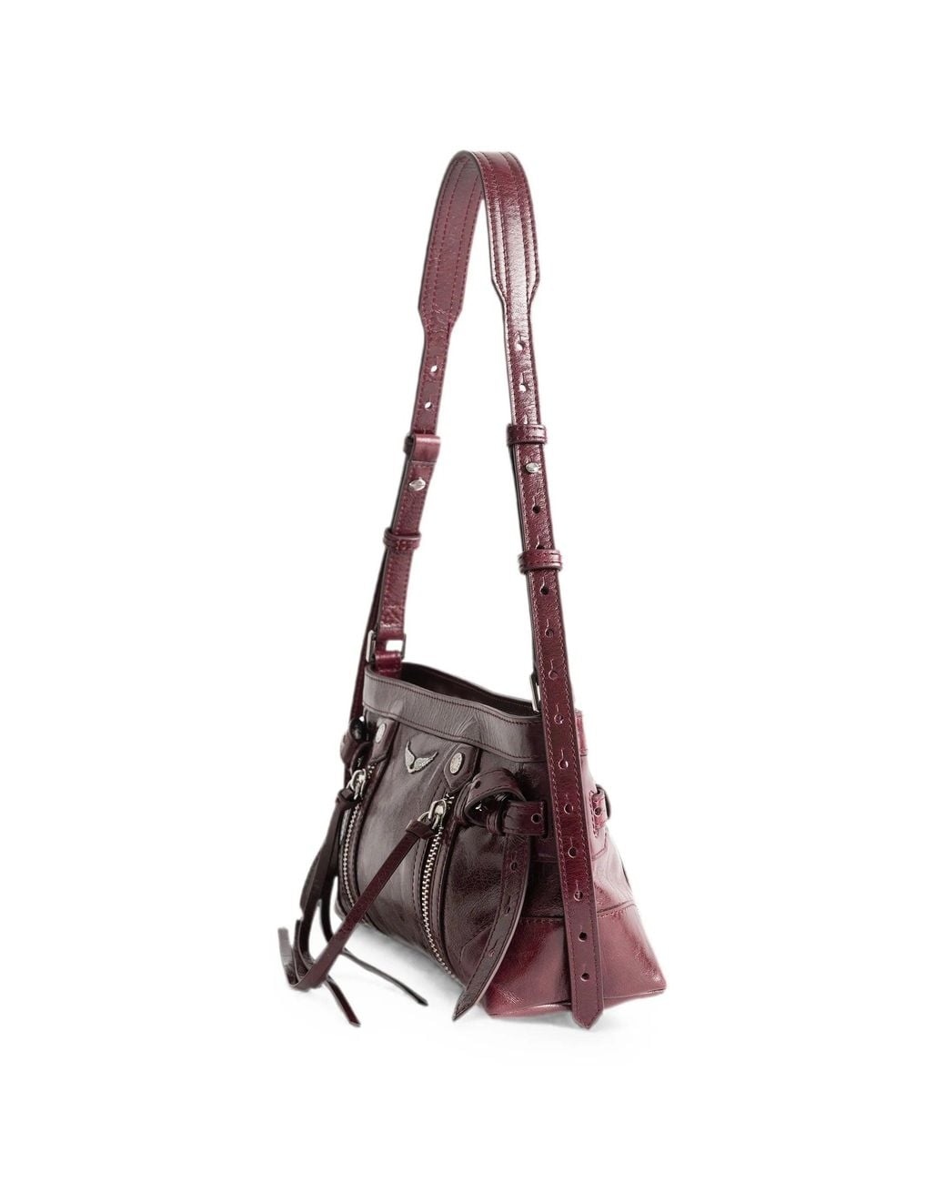 Zadig & Voltaire Purple Baby Madison Vintage Patent