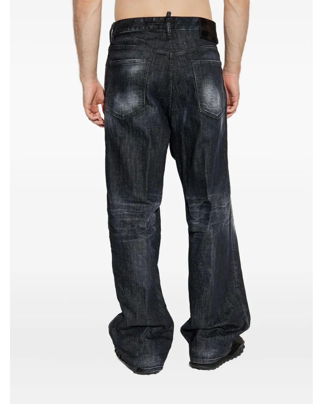 DSquared² Blue Pants 5 Pockets for men