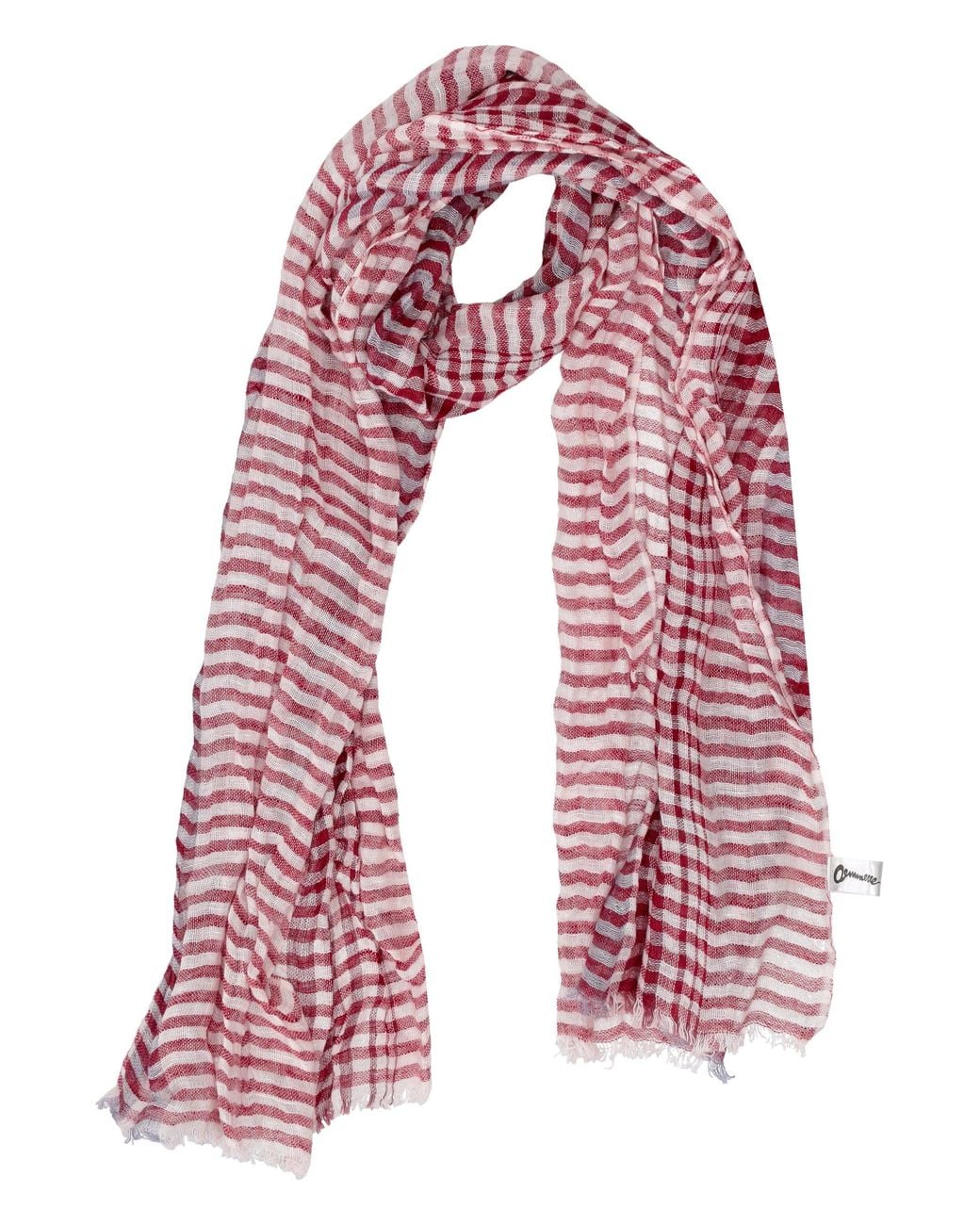 LA ROSE Red Stripes Scarves