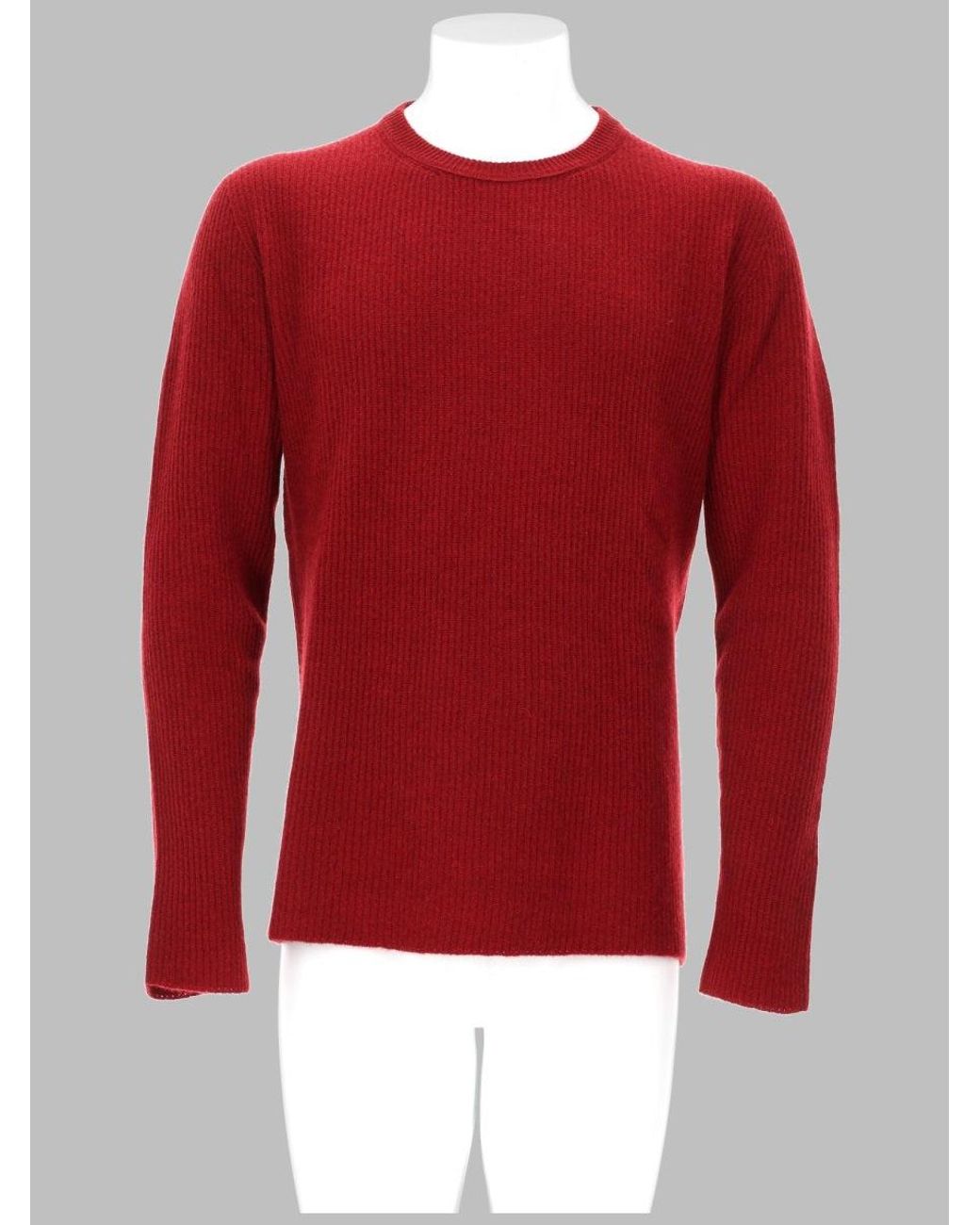 Roberto Collina Red Sophisticated Sweater (Medium) for men