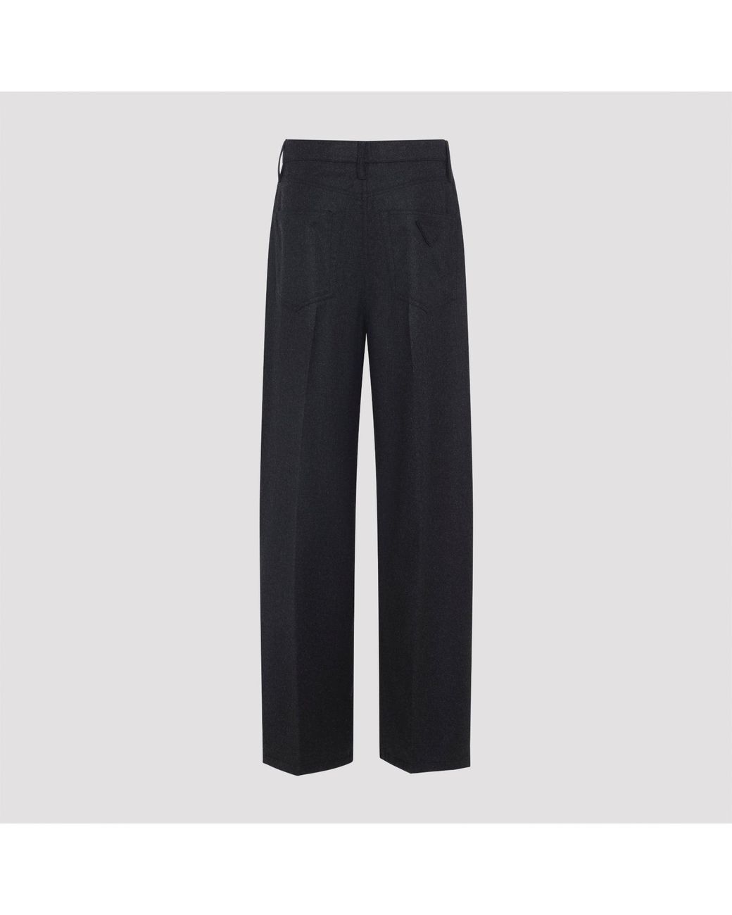 Wide Trousers Prada de color Blue