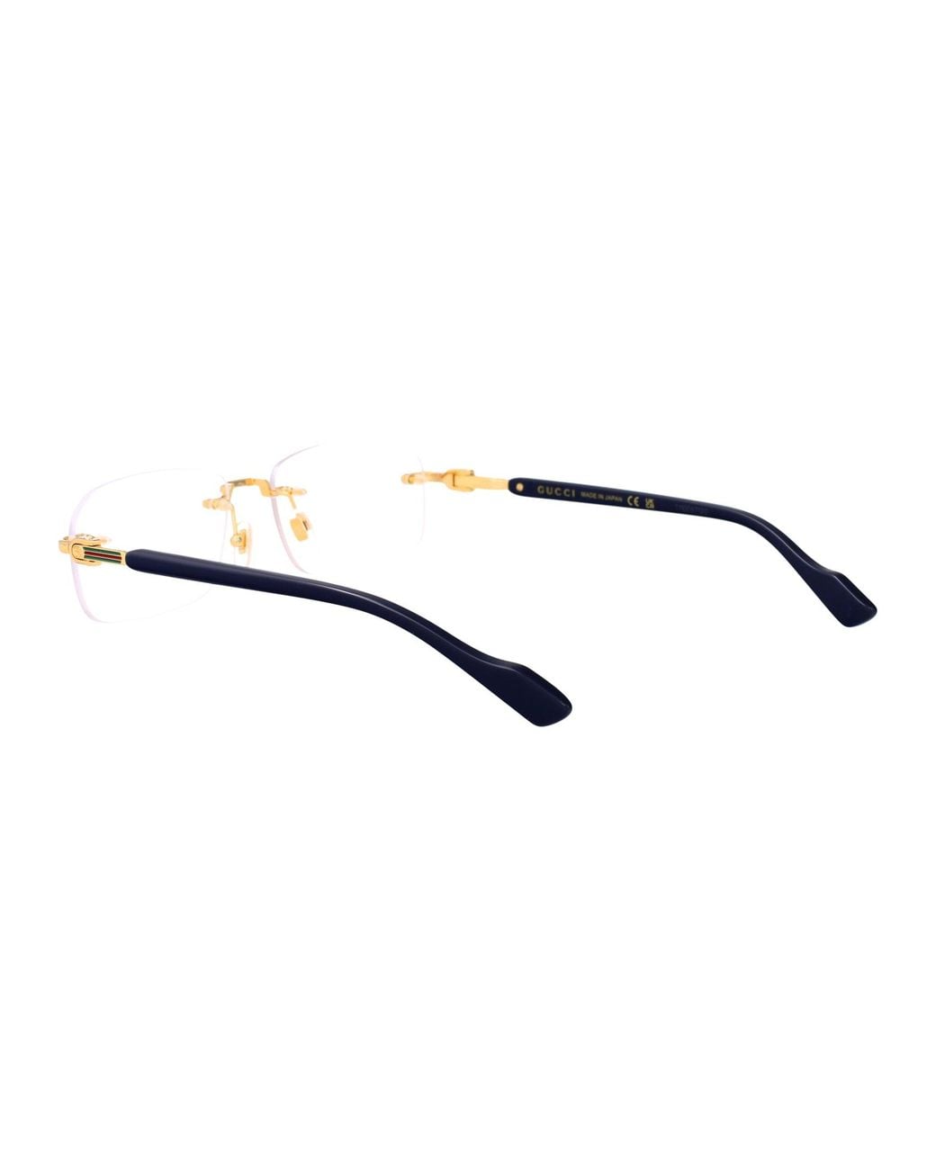 Gucci Metallic Metal Glasses for men