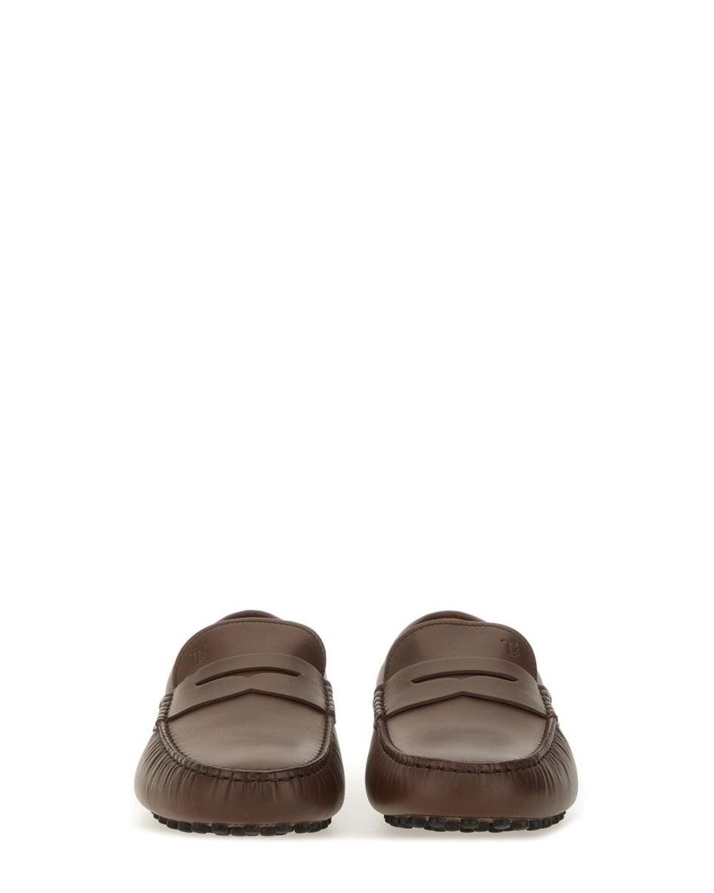 Tod's Brown Moccasin "Gommino Bubble"