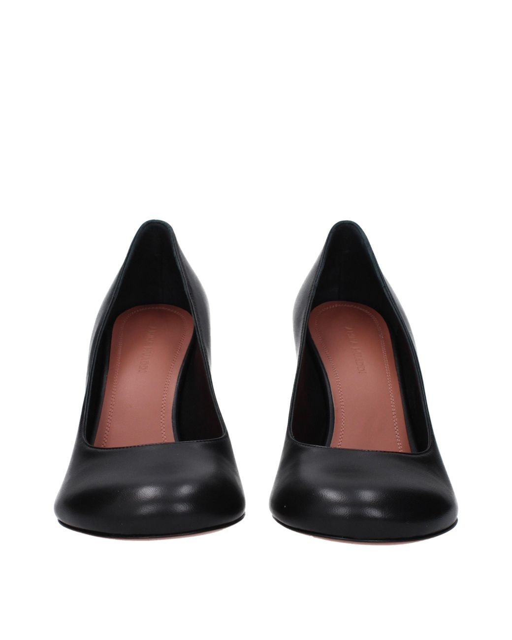 AMINA MUADDI Black Leather Broch