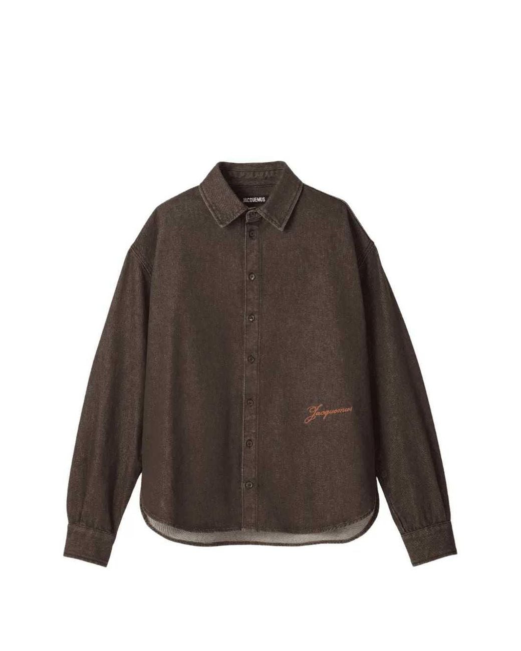 Jacquemus Brown Simon Denim Shirt
