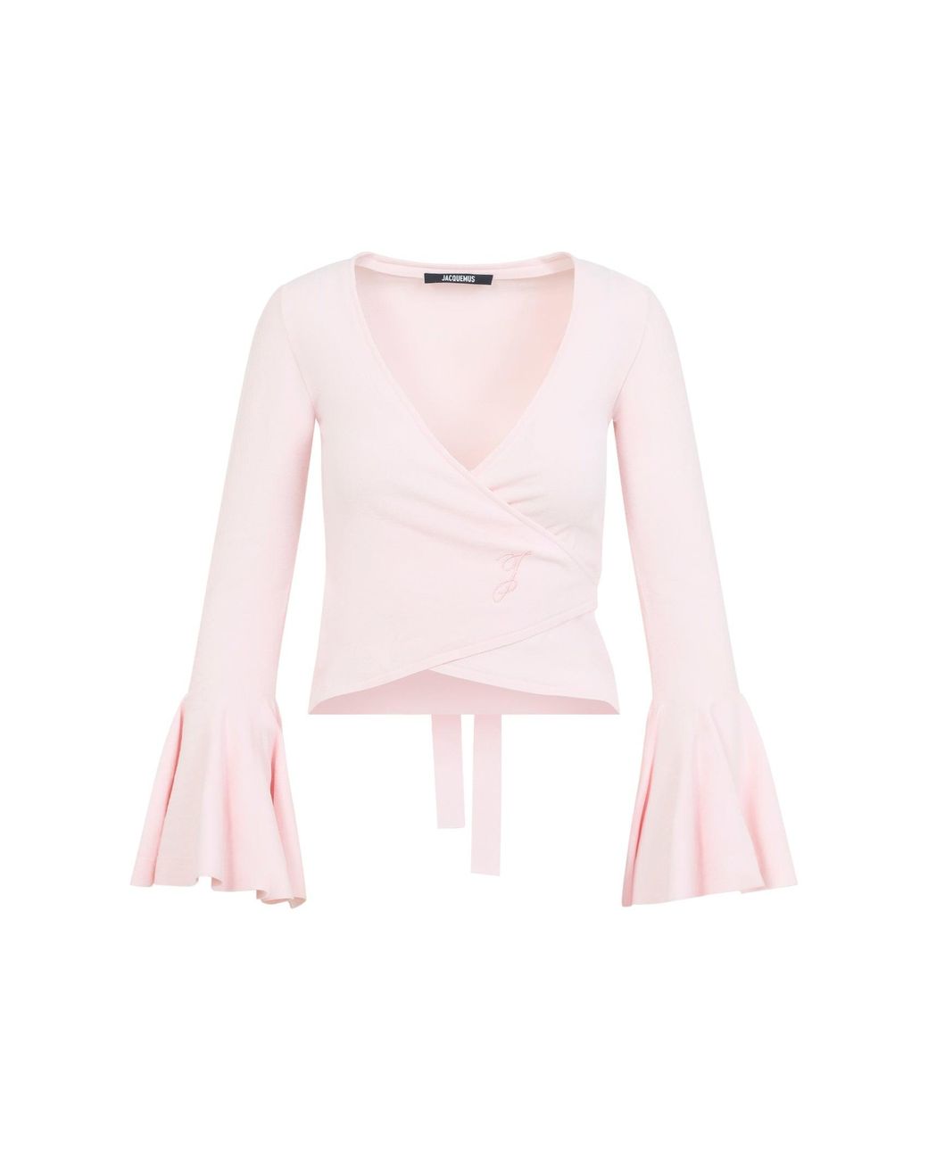 Jacquemus Pink The Maille Mini Cardigan