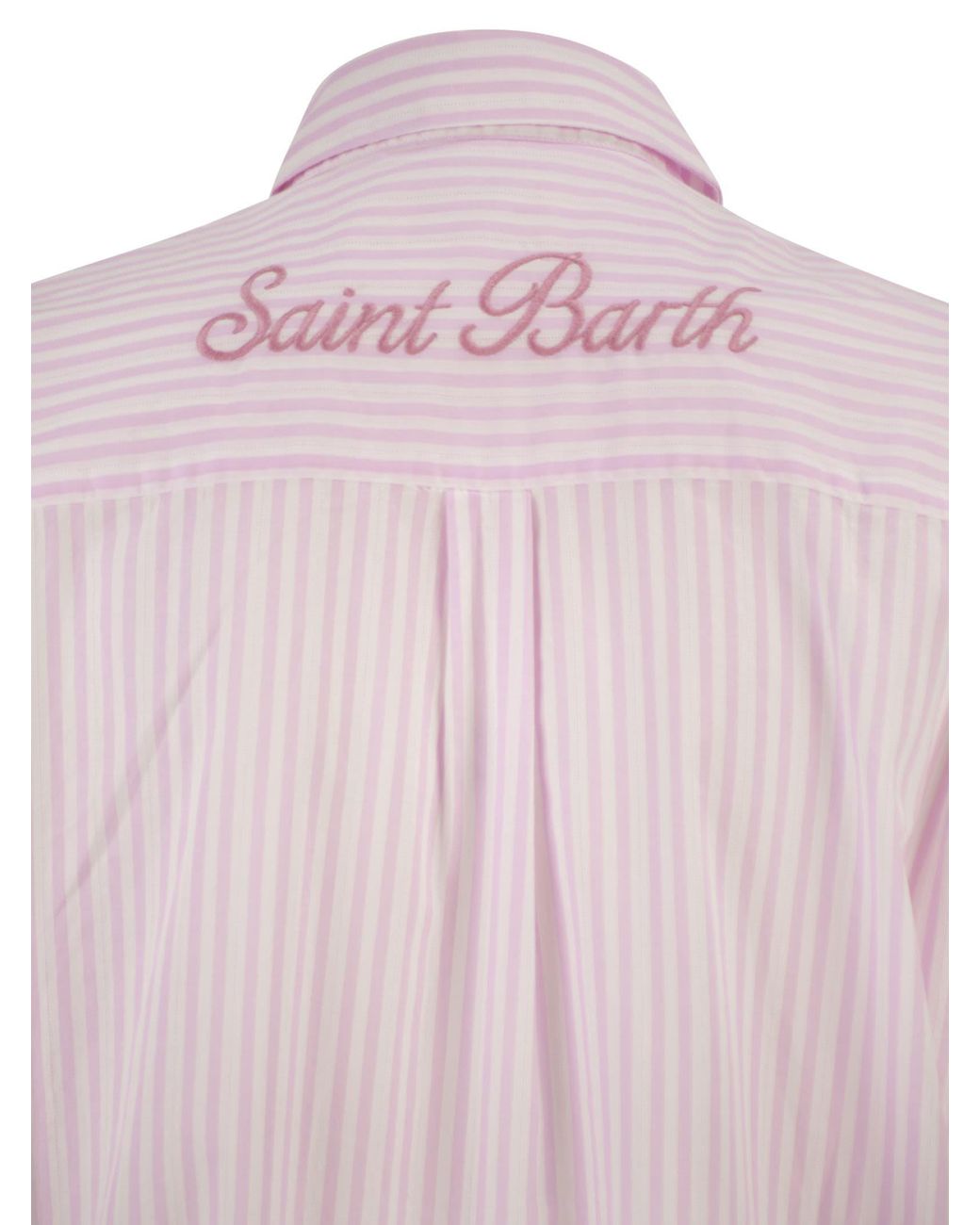 Mc2 Saint Barth Pink Long 'Shirtdress' Shirt