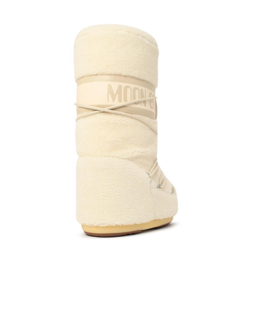 Moonboot Natural 'Mb Icon Fleece' Teddy Boots