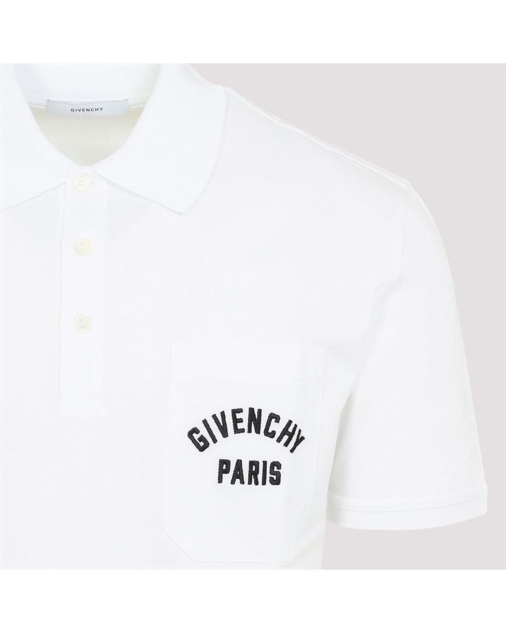 Givenchy White Polo