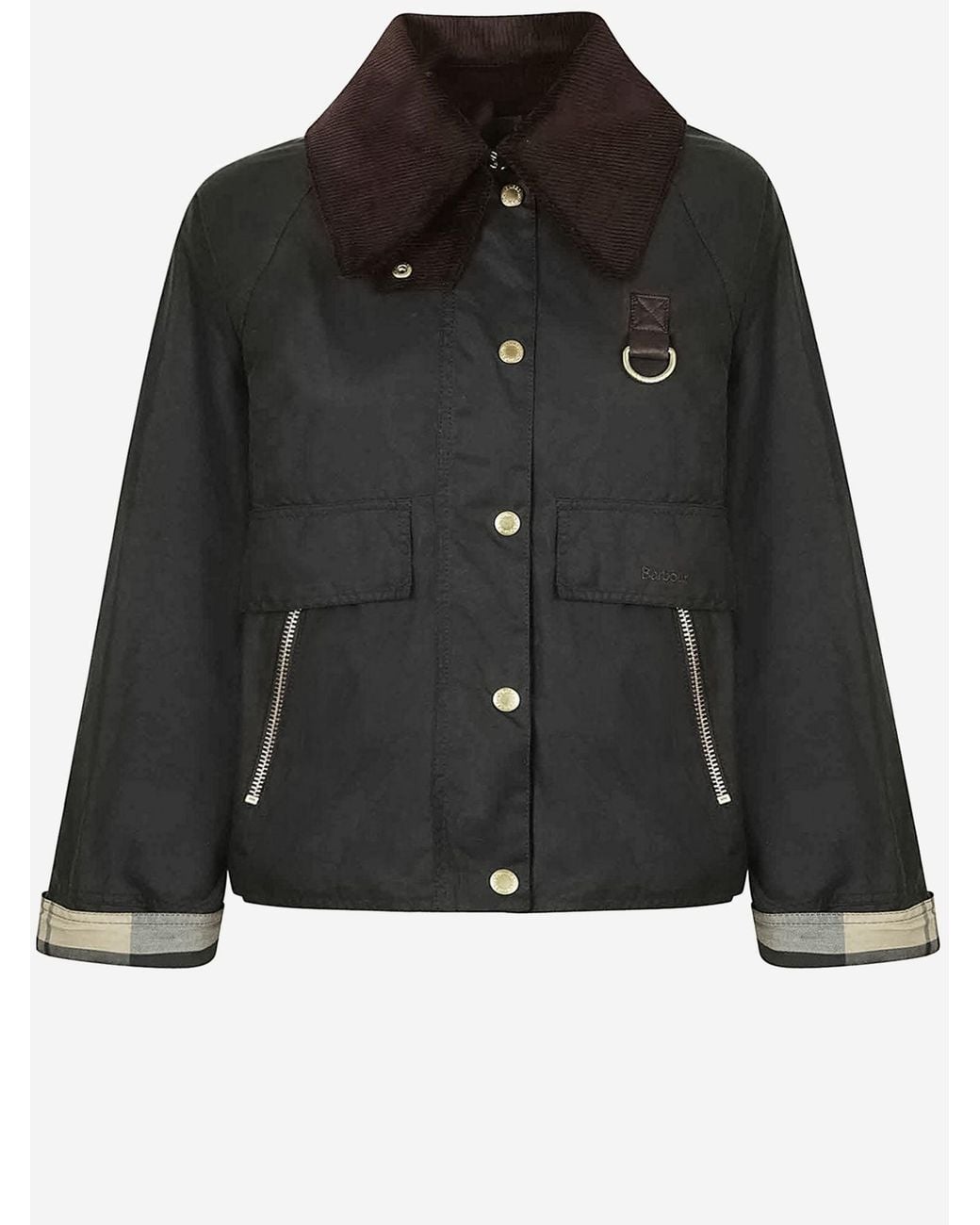 Barbour Black Jacket Reighton Waxed Cotton