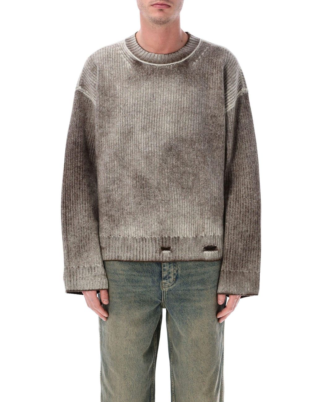 Pulls Marron Represent pour homme en coloris Gray