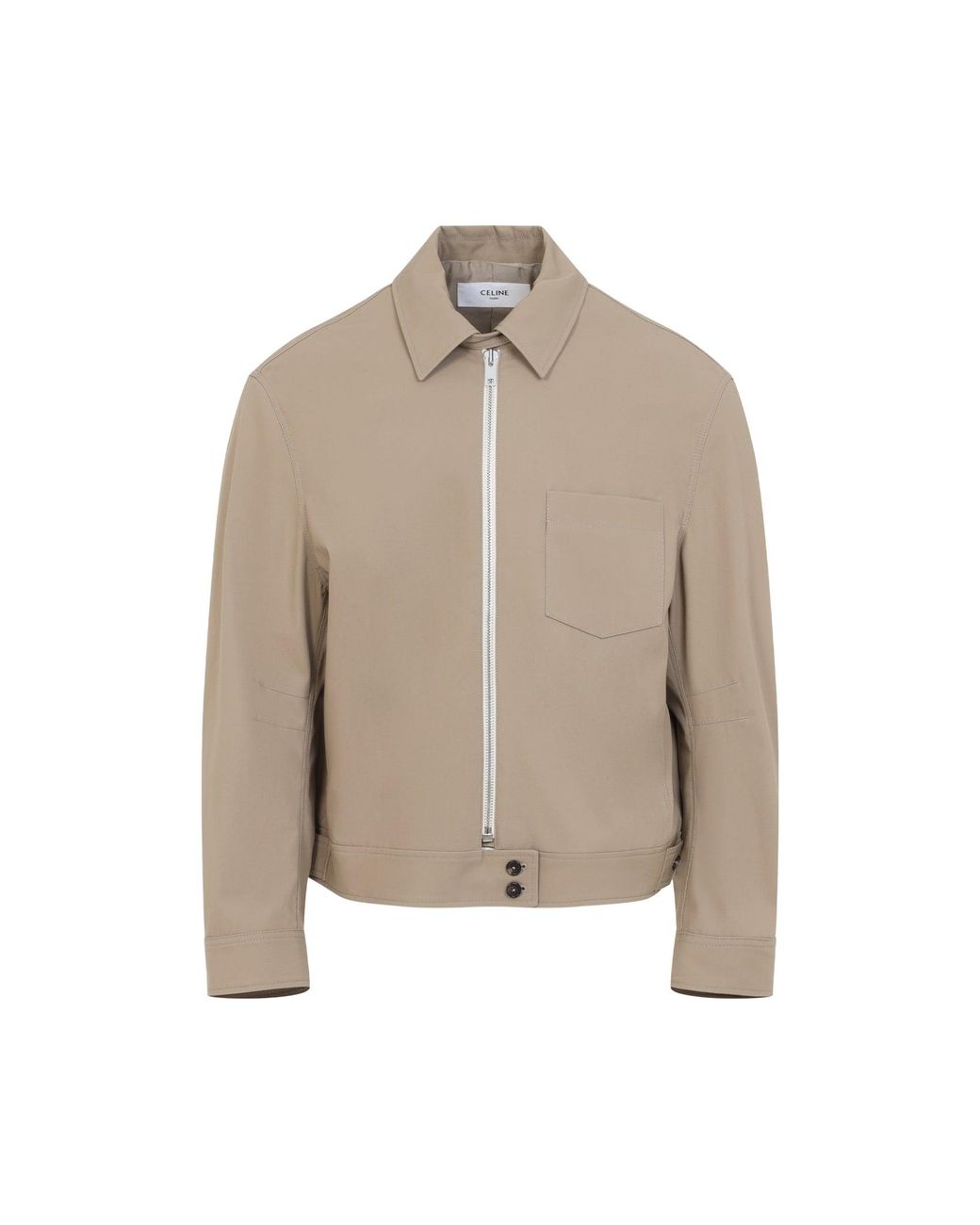 Céline Natural Ash Cotton Jacket for men