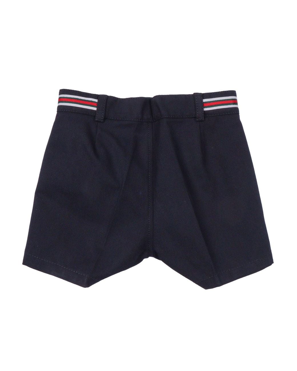 Gucci Blue B Bermuda Light Cotton Canvas