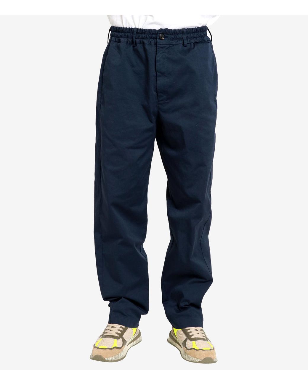 Grifoni Blue Trousers for men