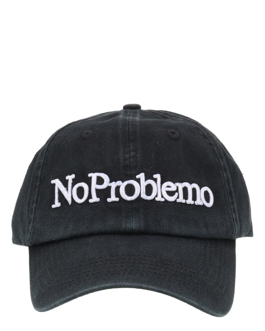 No Problemo Black Cappello Da Baseball Con Logo