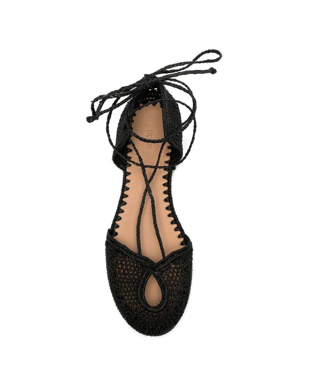 Odissi Black Lima Rafia Espadrilles