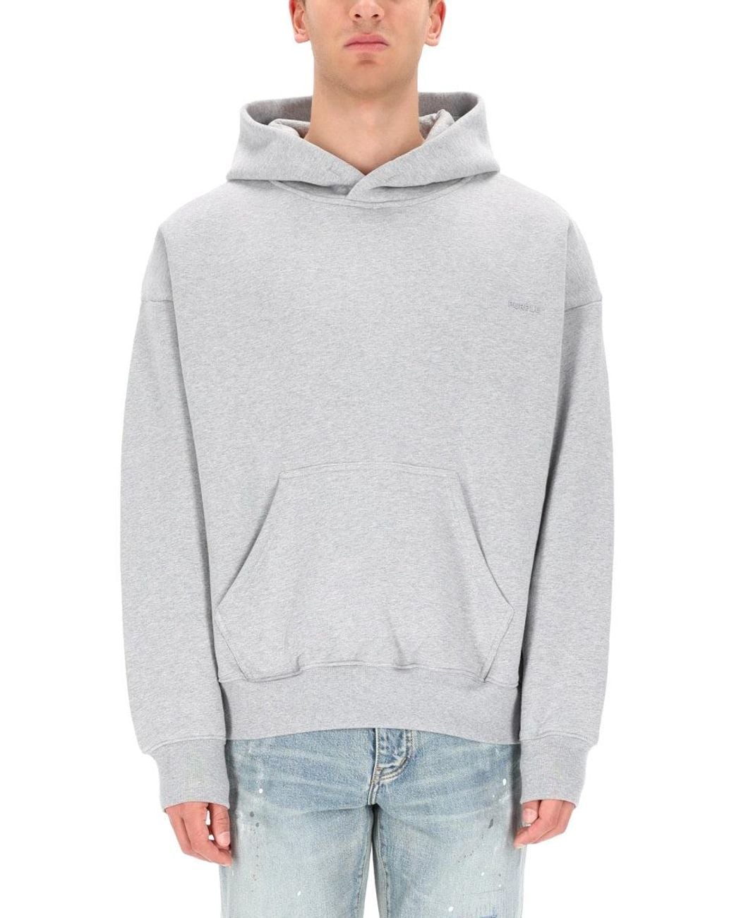 Purple Brand Gray "Basic" Sweatshirt for men