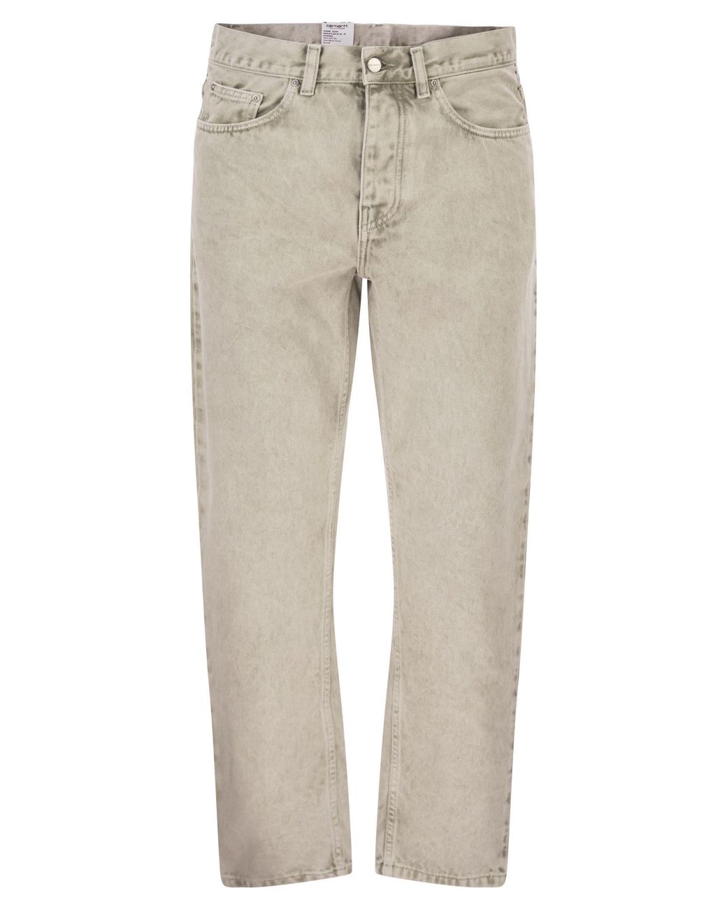 Carhartt Natural 5-Pocket Denim Trousers