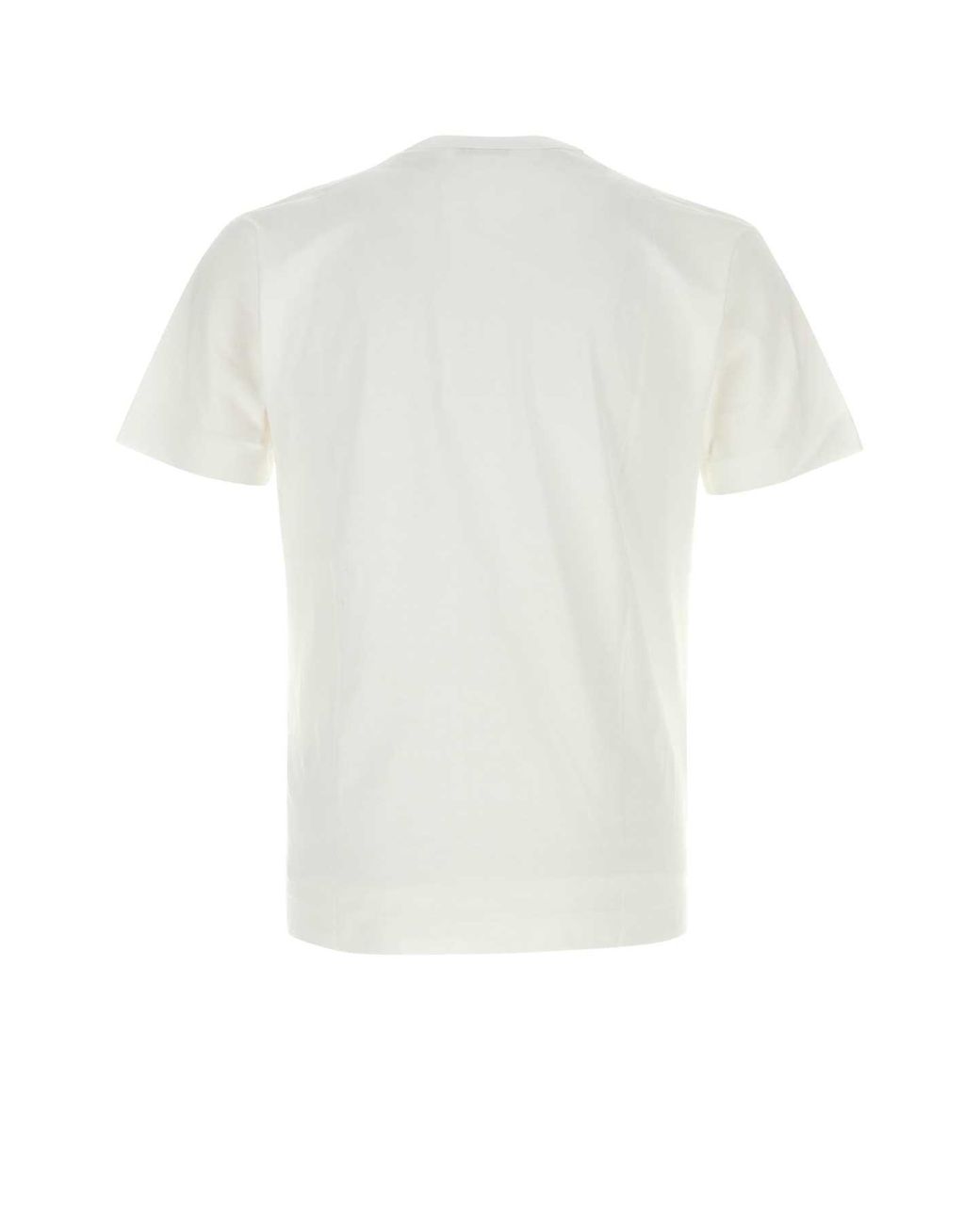 COMME DES GARÇONS PLAY White Cotton T Shirt