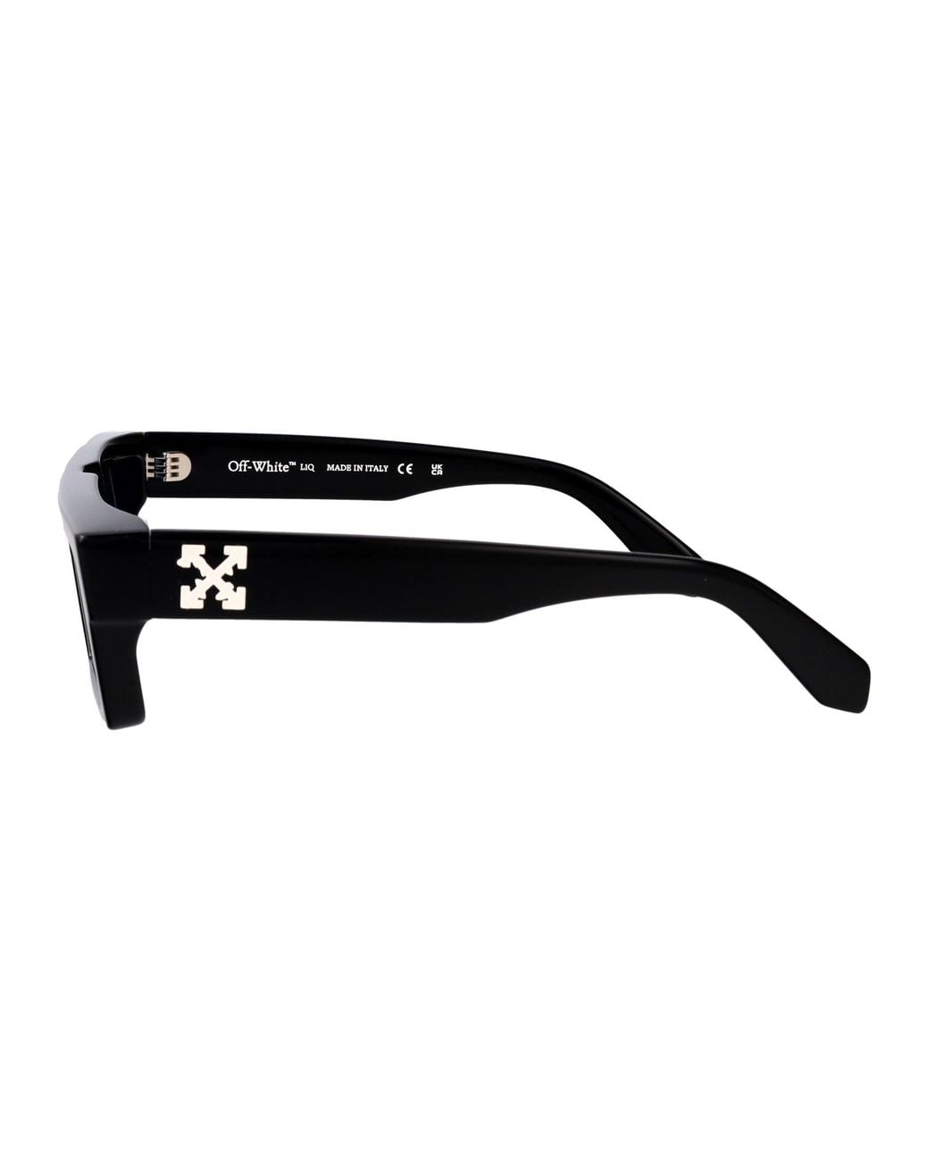 Off-White c/o Virgil Abloh Blue Shiny Acetate Sunglasses