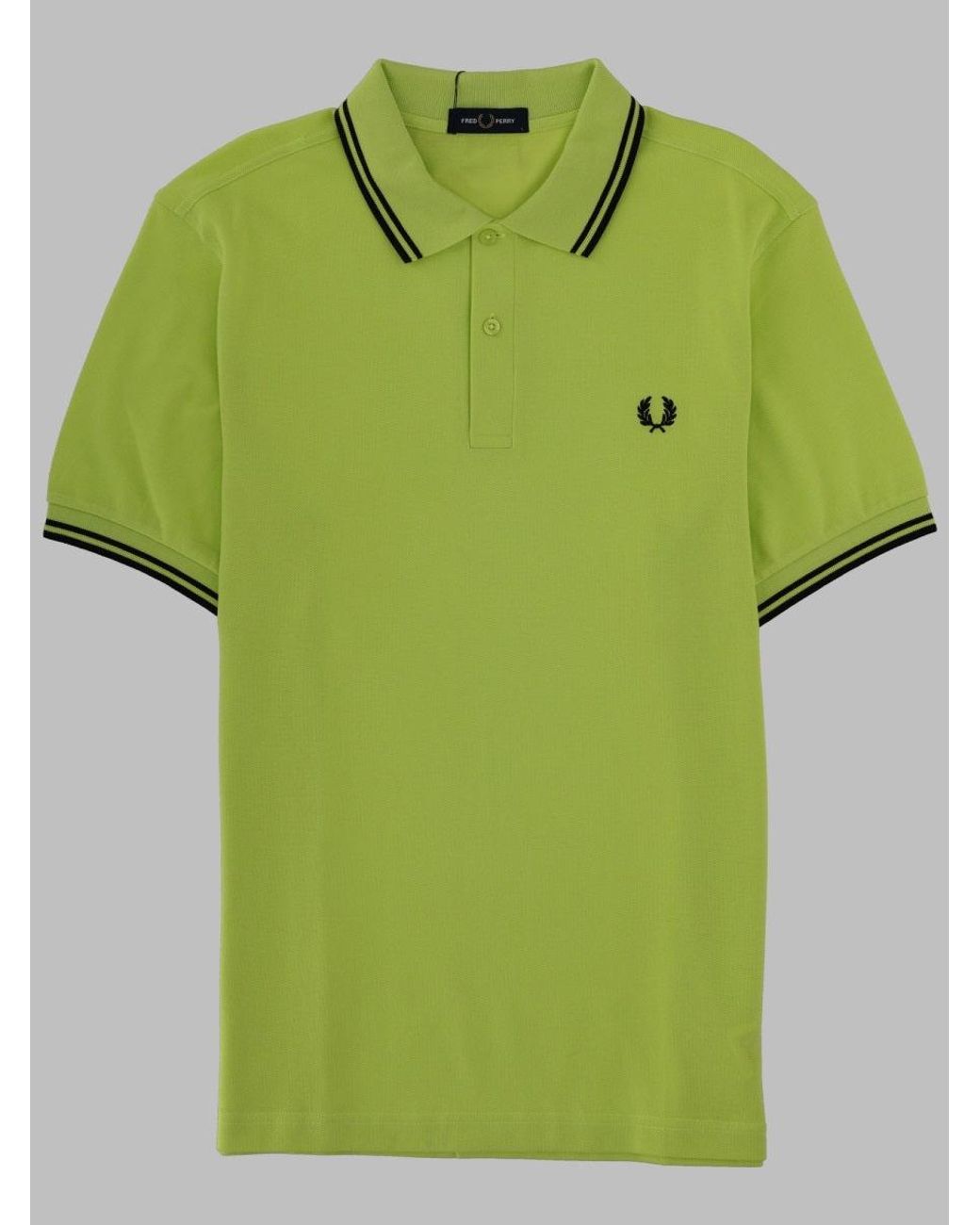 Fred Perry Green Polo Con Logo