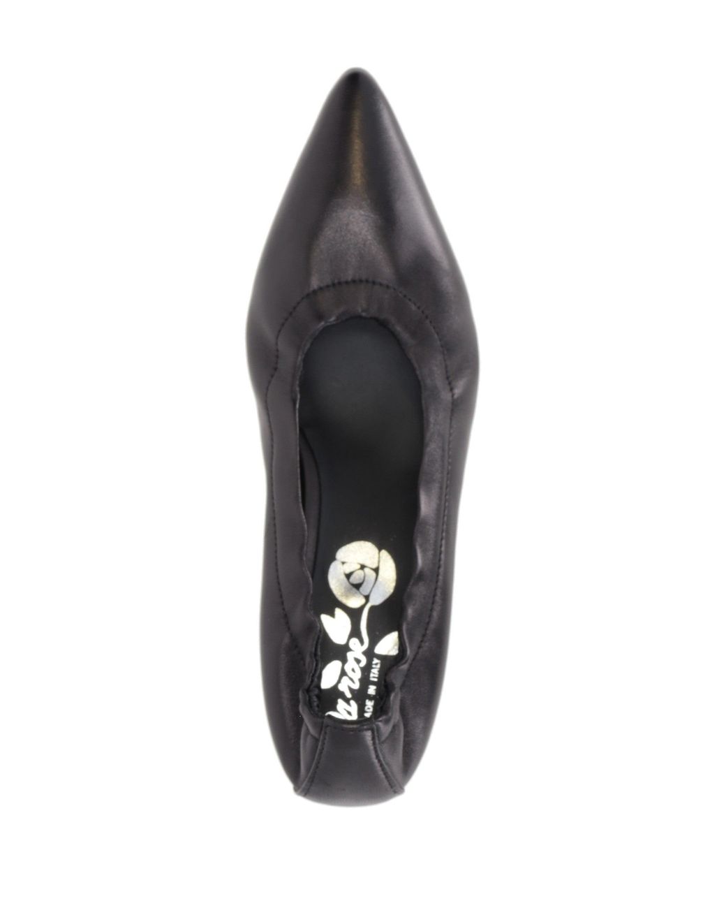 LA ROSE Decollete' Elast Nappa in het Black