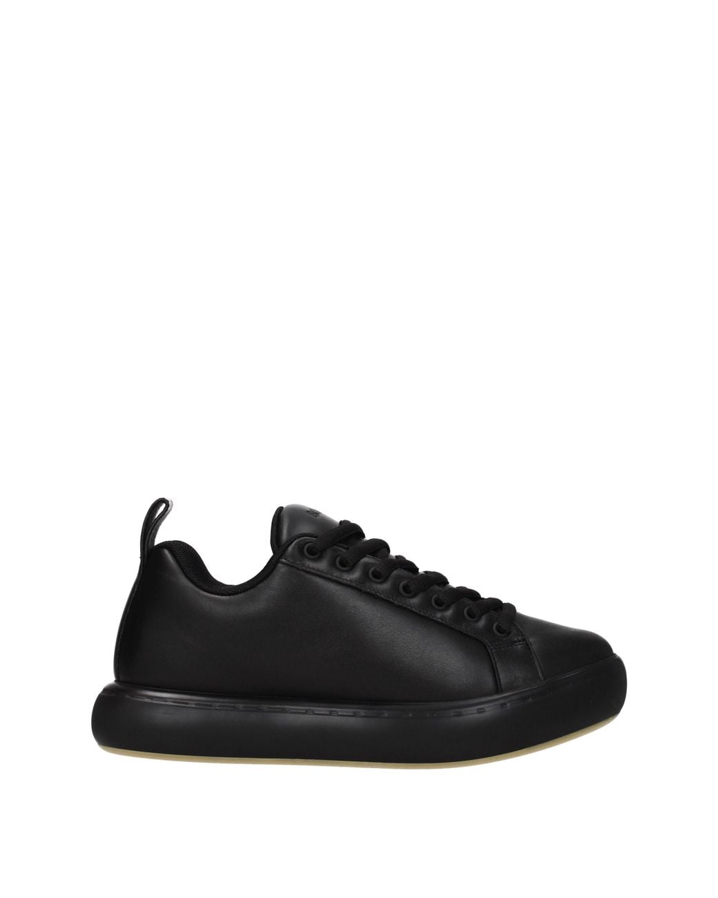 Bottega Veneta Black Sneakers Uomo Pelle Nero for men