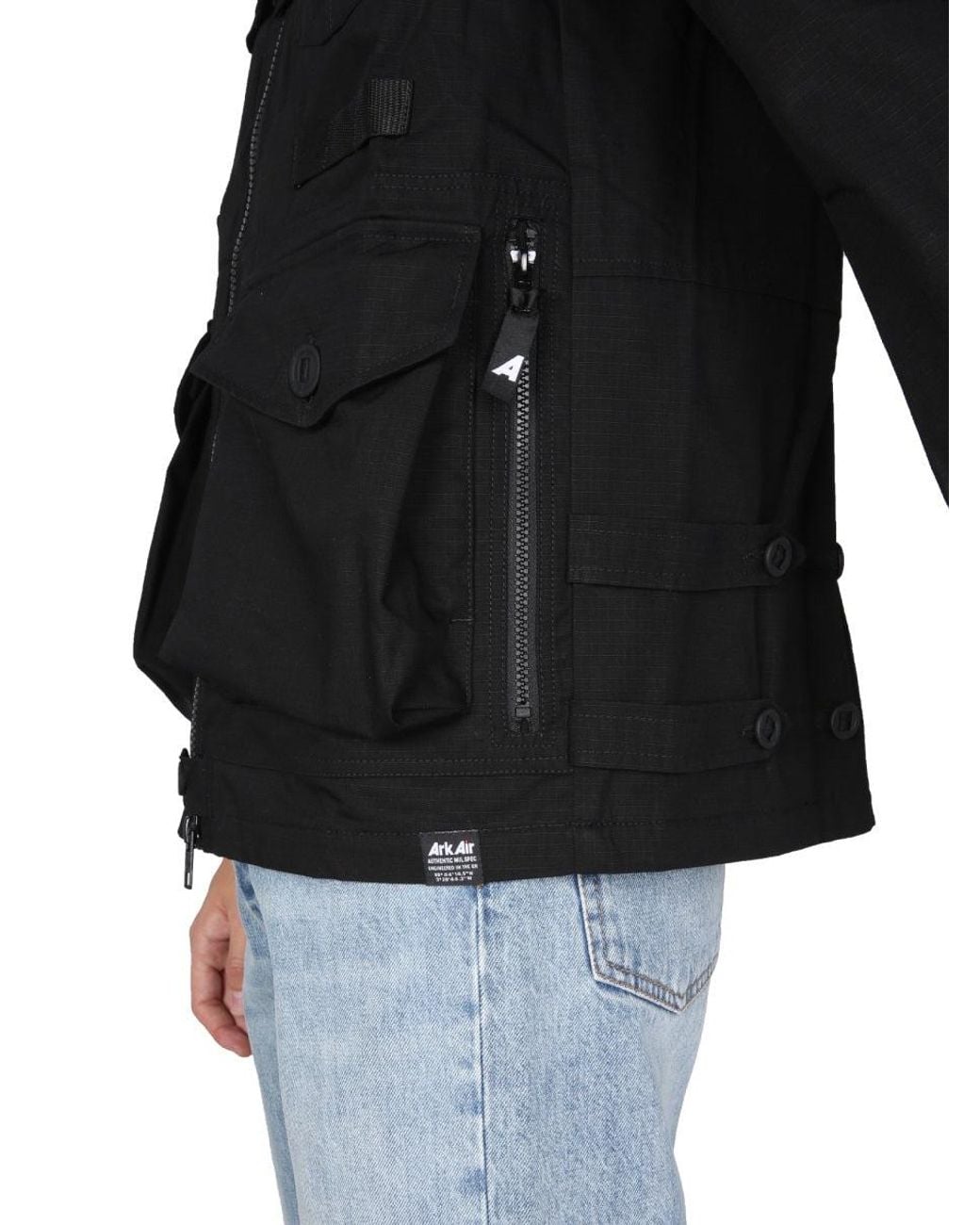 ArkAir Black The Patrol Jacket for men