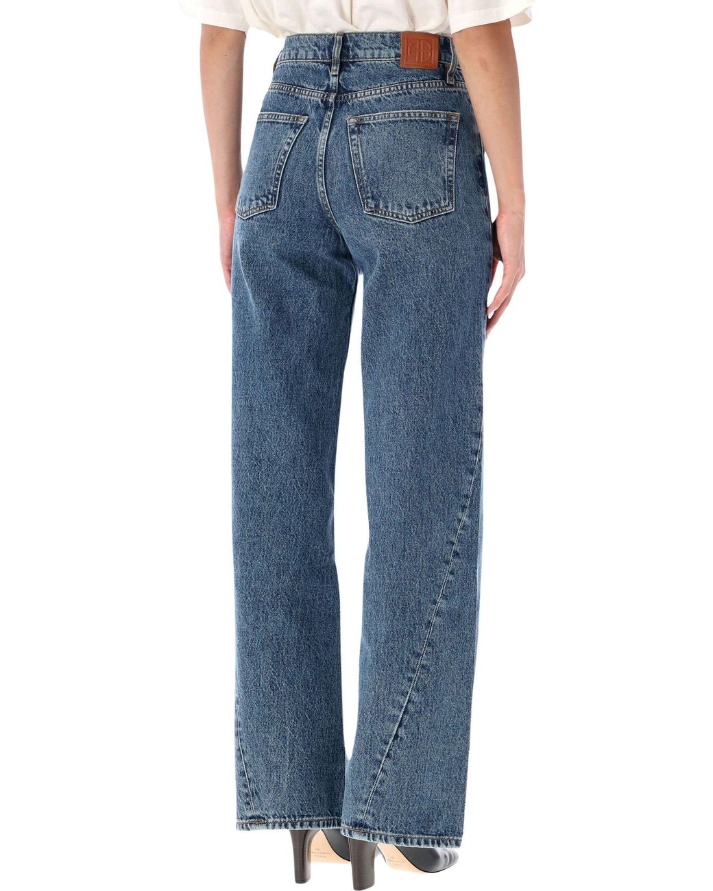 Anine Bing Blue Brie Jeans
