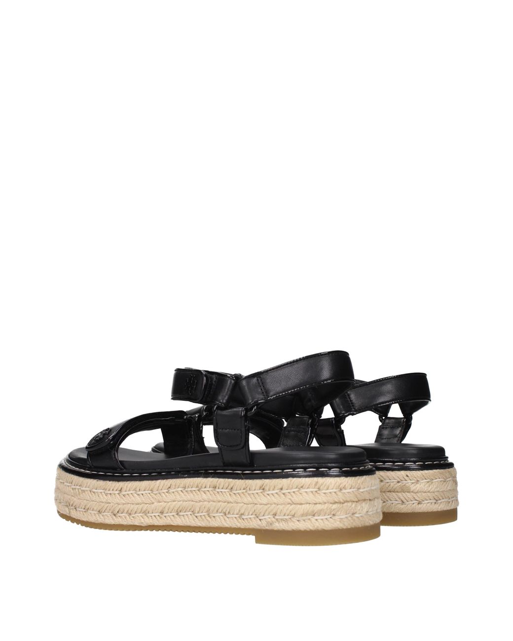 Tory Burch Black Leather Sandals