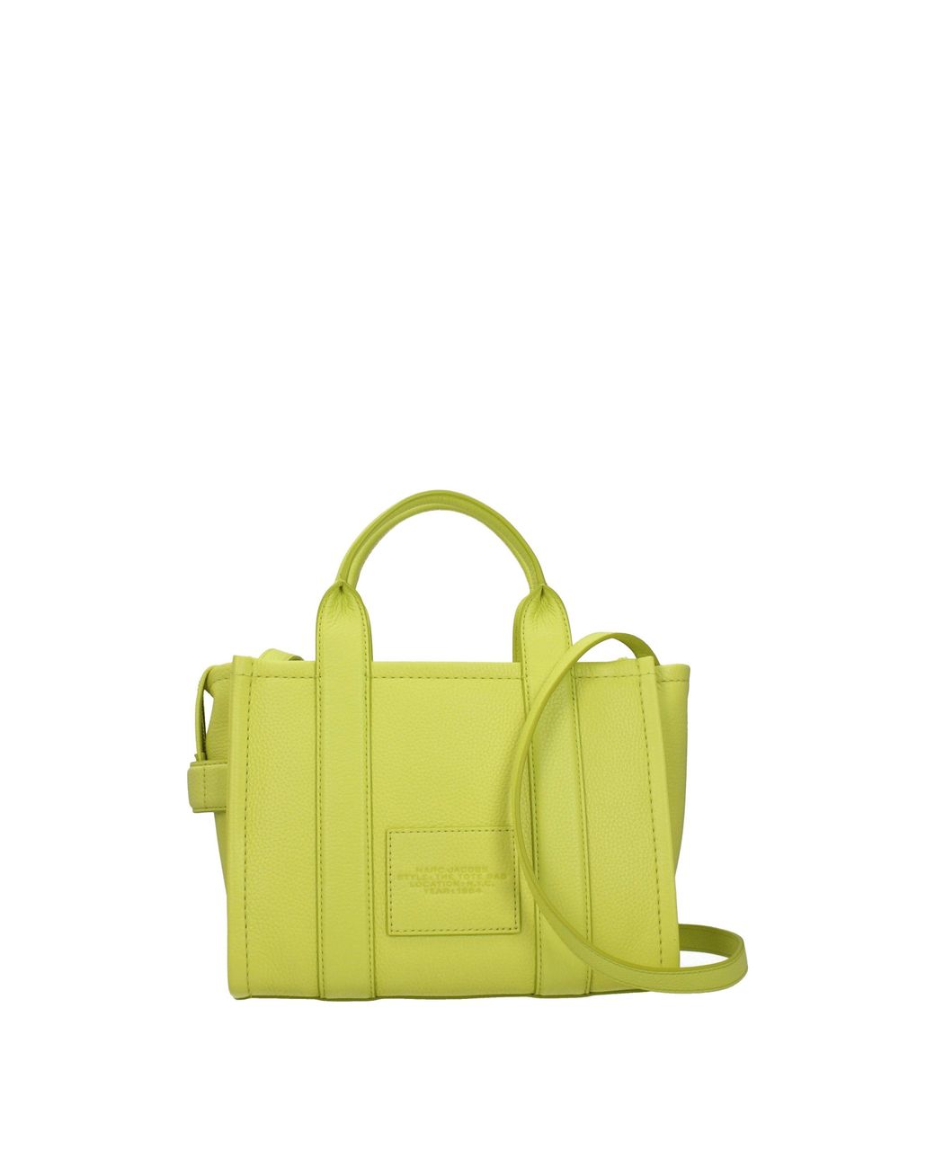 Marc Jacobs Yellow Borse A Mano Donna Pelle Verde/Limoncello