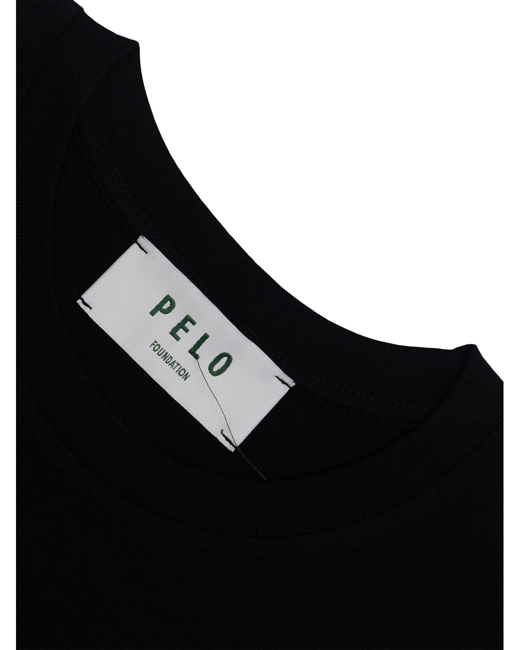 PELO FOUNDATION Black Tshirt for men