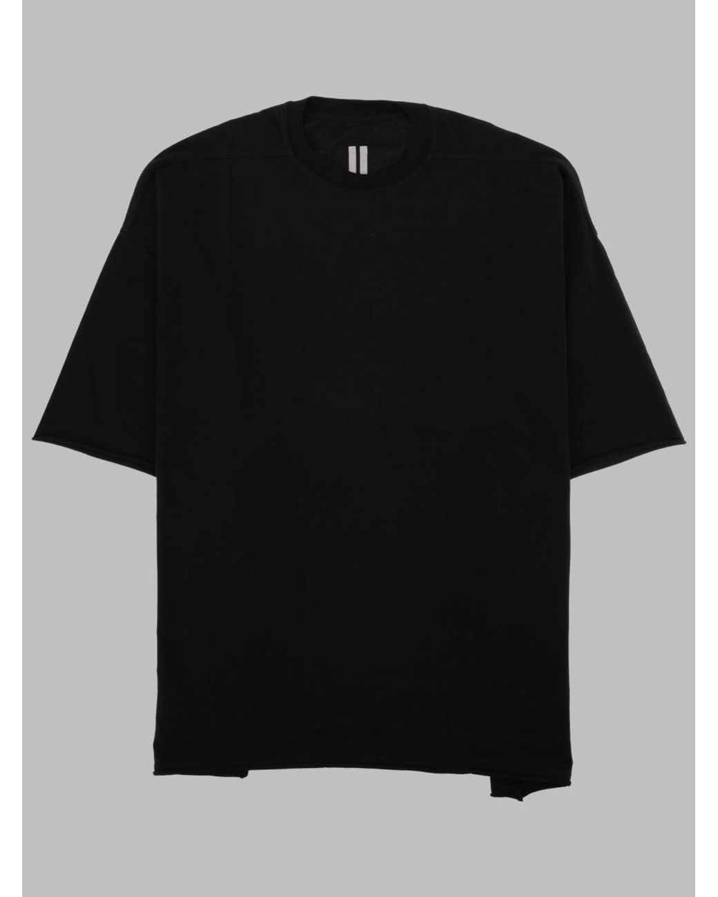 Rick Owens Black T-Shirt "Tommy T"