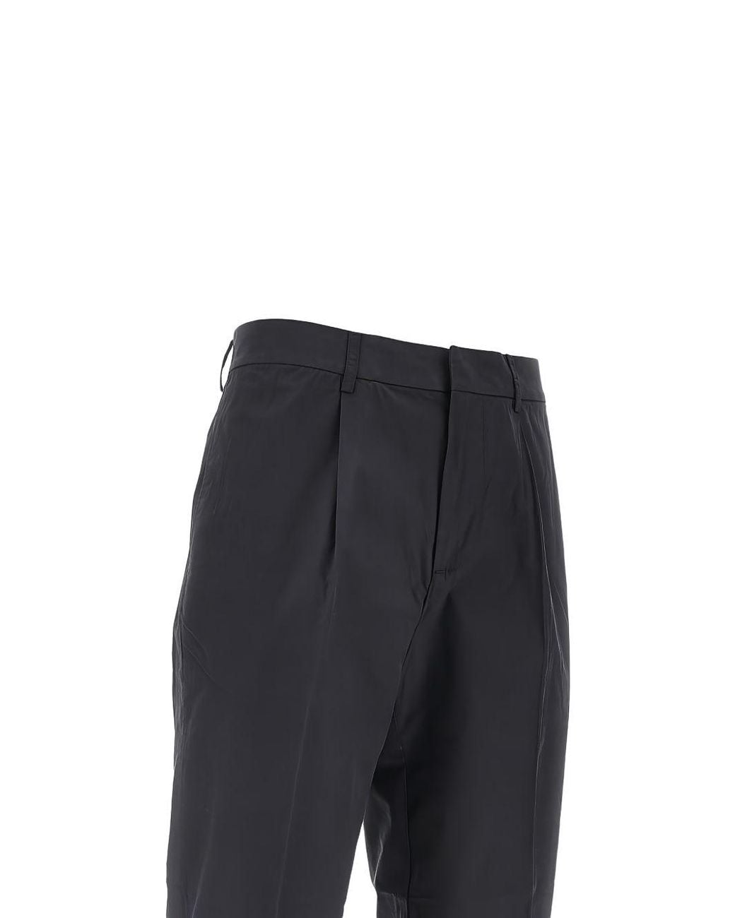 Emporio Armani Blue Cotton Chino Trousers