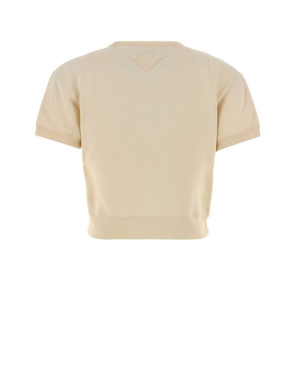 Prada White Pastel Cotton T-Shirt