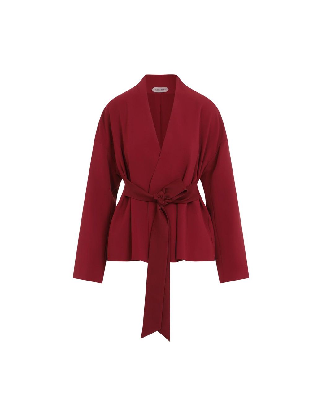 Alberta Ferretti Red Cady Jacket