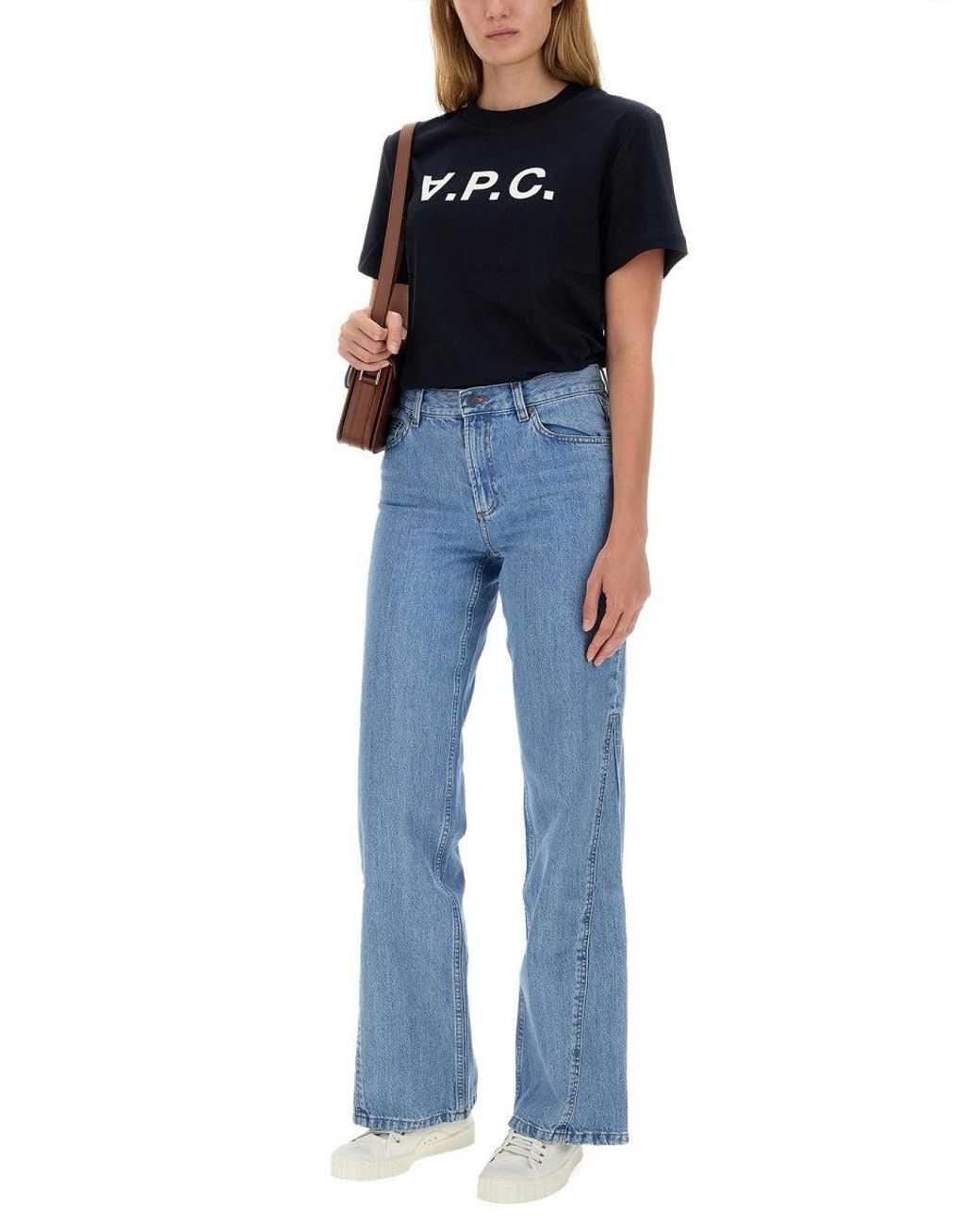 A.P.C. Black Dark Cotton T-Shirt