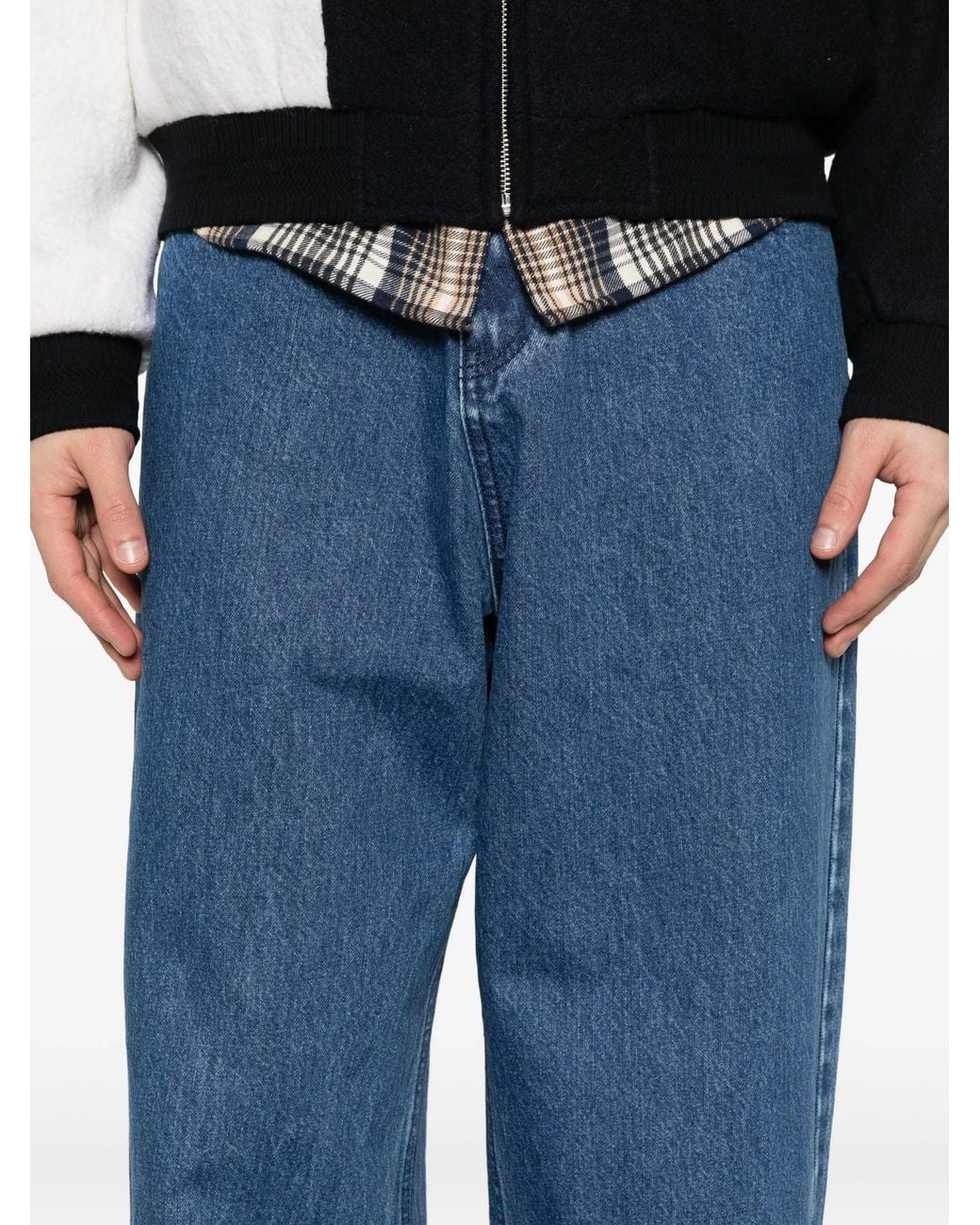 Arte' Blue Baggy Pants for men