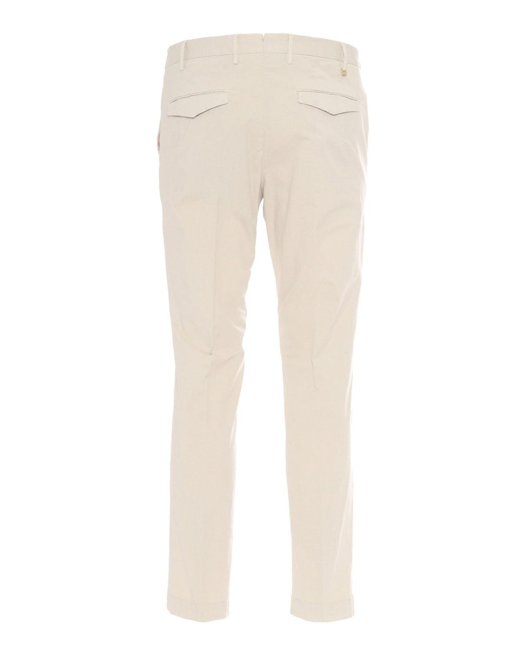 PT01 Natural Pants Master, Flat Front, Diagonal Pockets, Flap Back Pockets, Finished