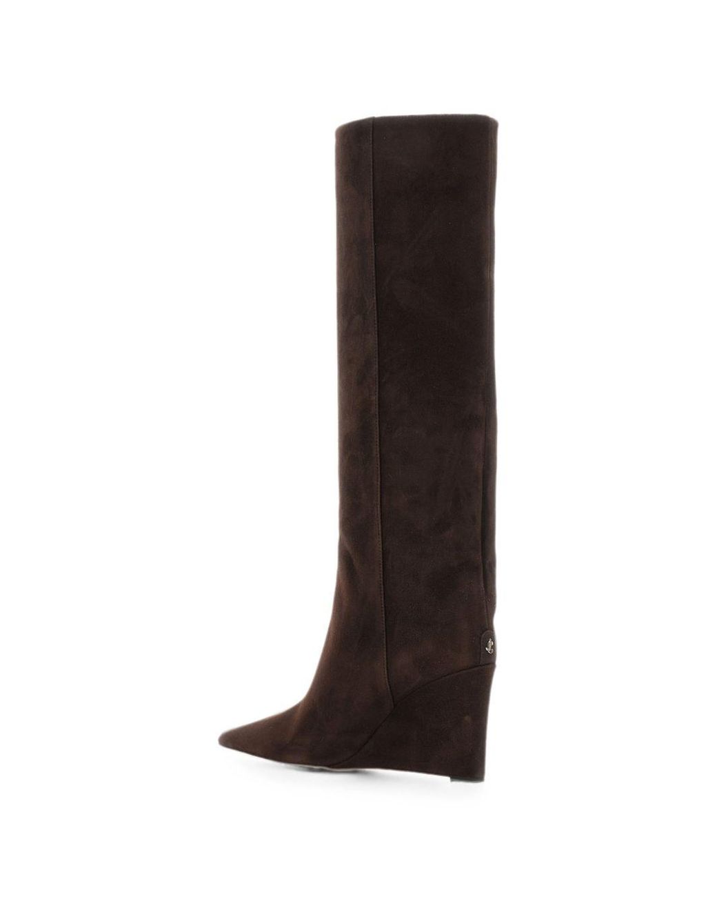 Jimmy Choo Black Blake Suede Leather Boots