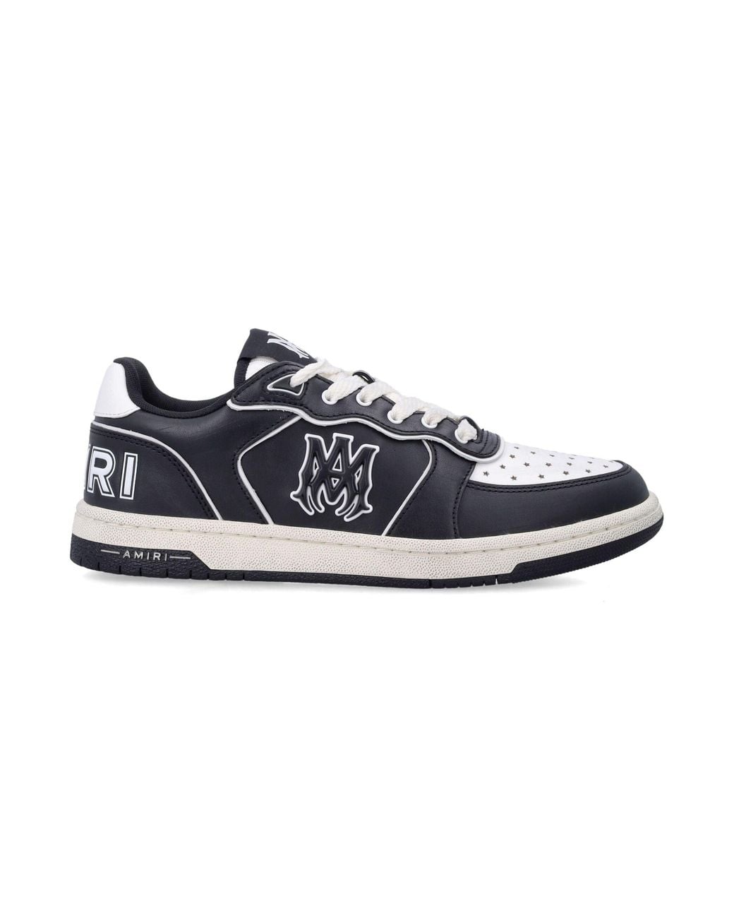 Amiri Blue Newport Logo Perforated Low-Top Sneakers
