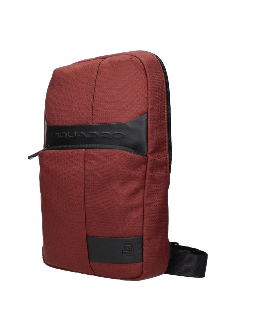 Piquadro Red Crossbody Bags Fabric/Brick