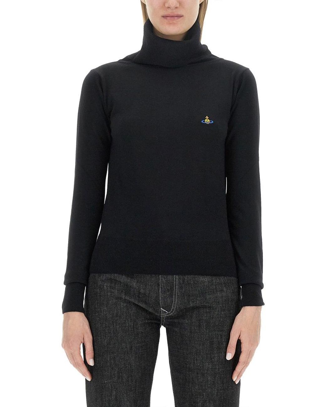 Vivienne Westwood Black Giulia Turtleneck Jersey