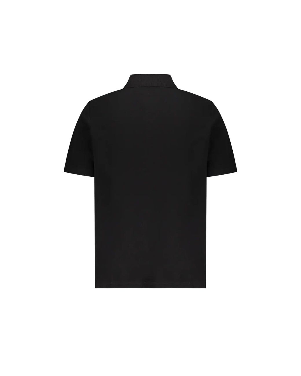 Balmain Black Cotton Polo Shirt for men