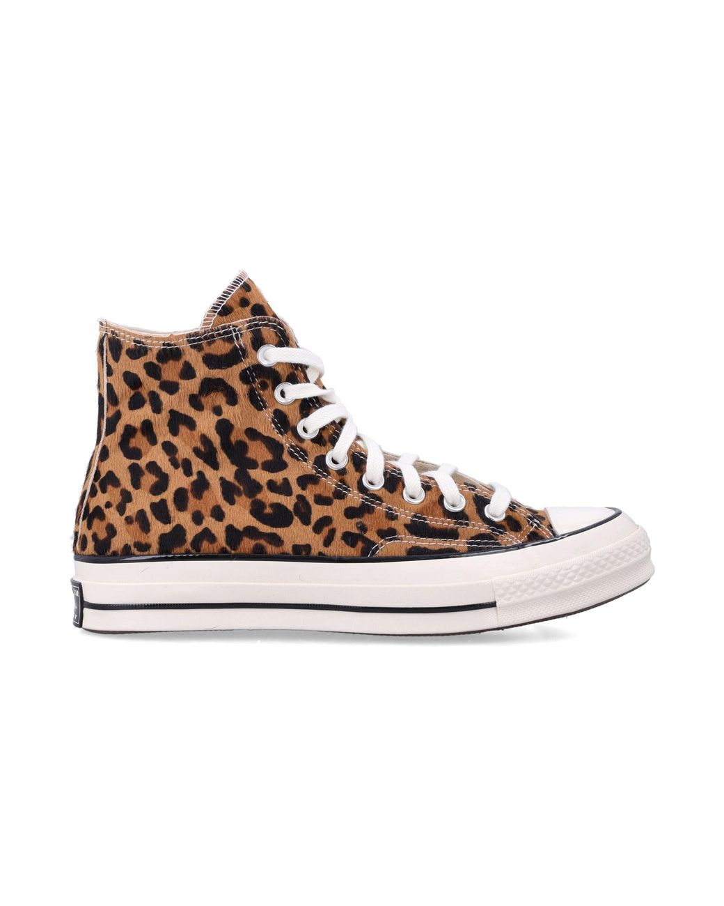 Converse Natural Chuck 70 Leopard Pony Hair High-Top Sneaker