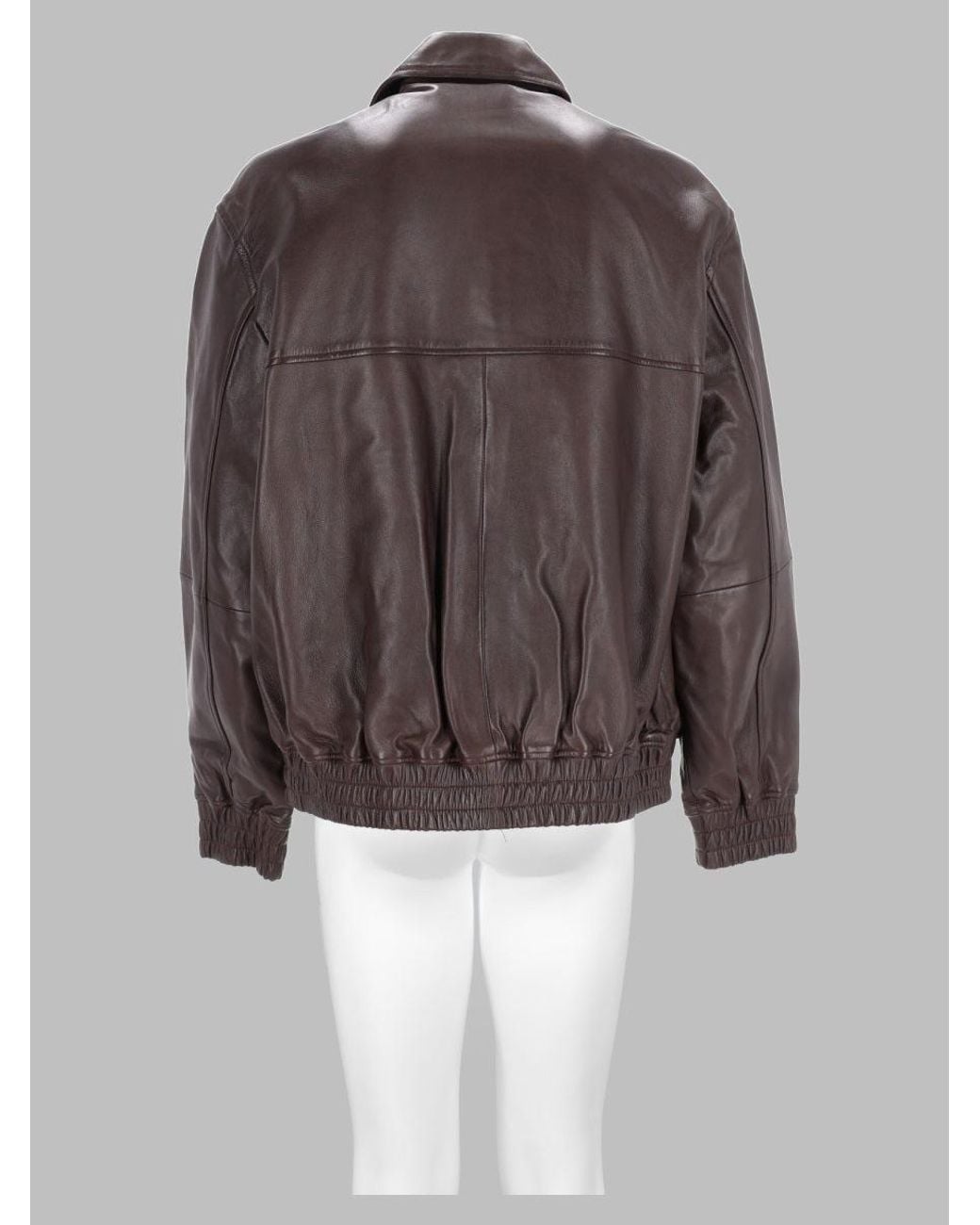 Studio Nicholson Brown 100% Leather Jacket for men