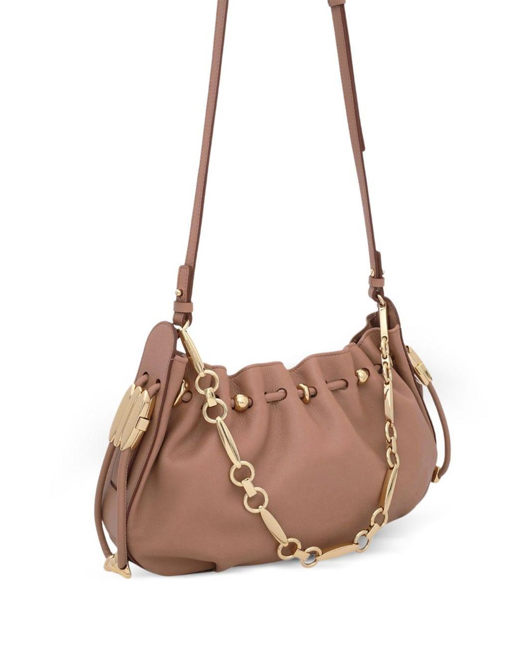 Zimmermann Brown Halcyon Leather Clutch