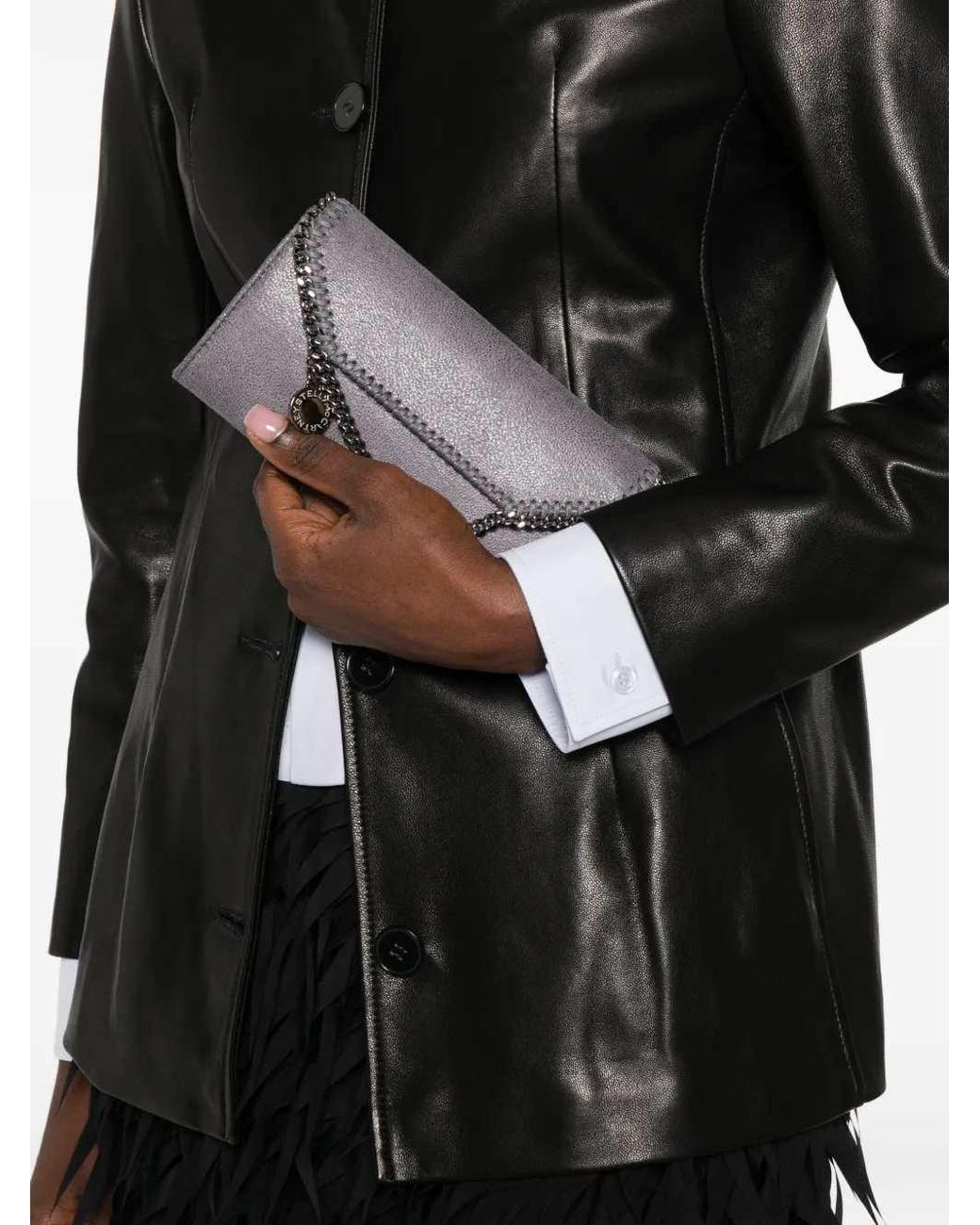 Stella McCartney Gray Falabella Crossbody Bag