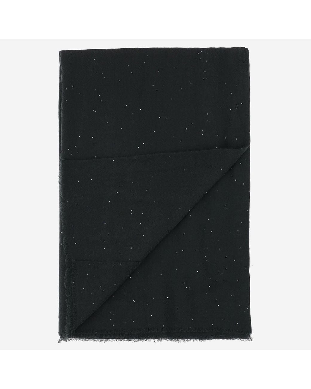 Faliero Sarti Black Scarf Raissa Wool