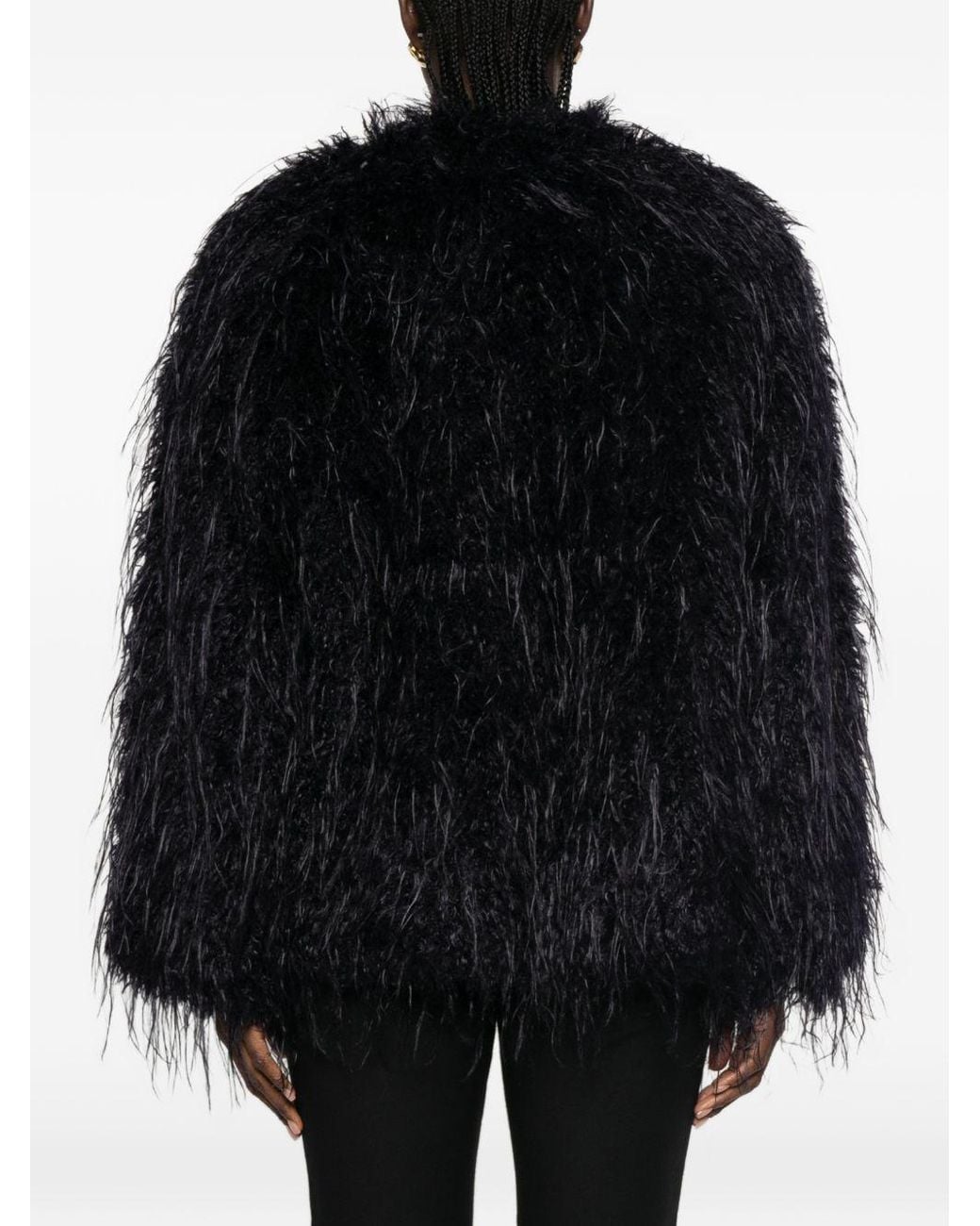 Forte_forte Black Ecofur Blouson Jacket